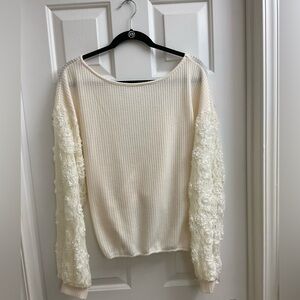 POL Waffle Knit Top NWOT